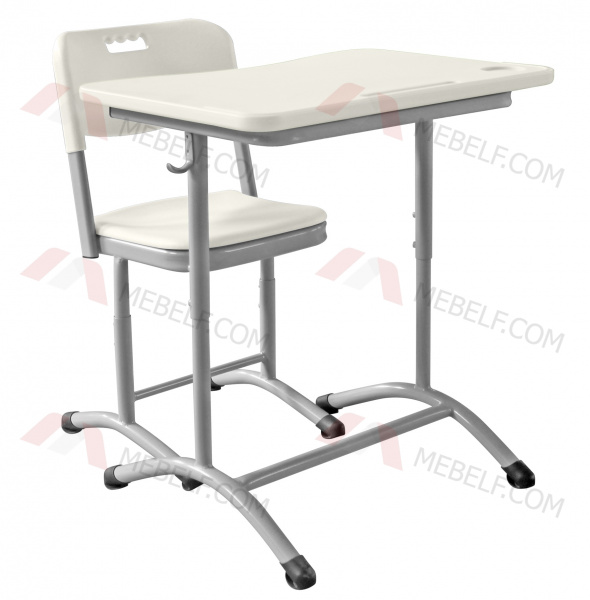 Школьный стол ШСТ11 и стул ШС01, белый